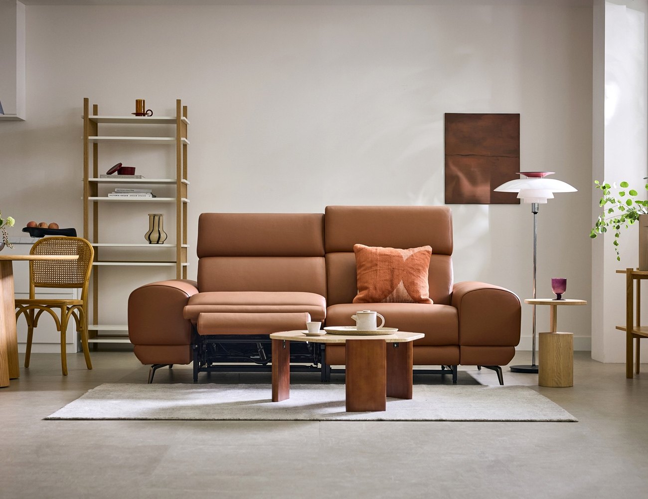 Ghế sofa 3 3 chỗ da bò Schrenck tự nhiên () - sofa da bò thật 3 chỗ - ảnh 3 | Ghế Sofa 360