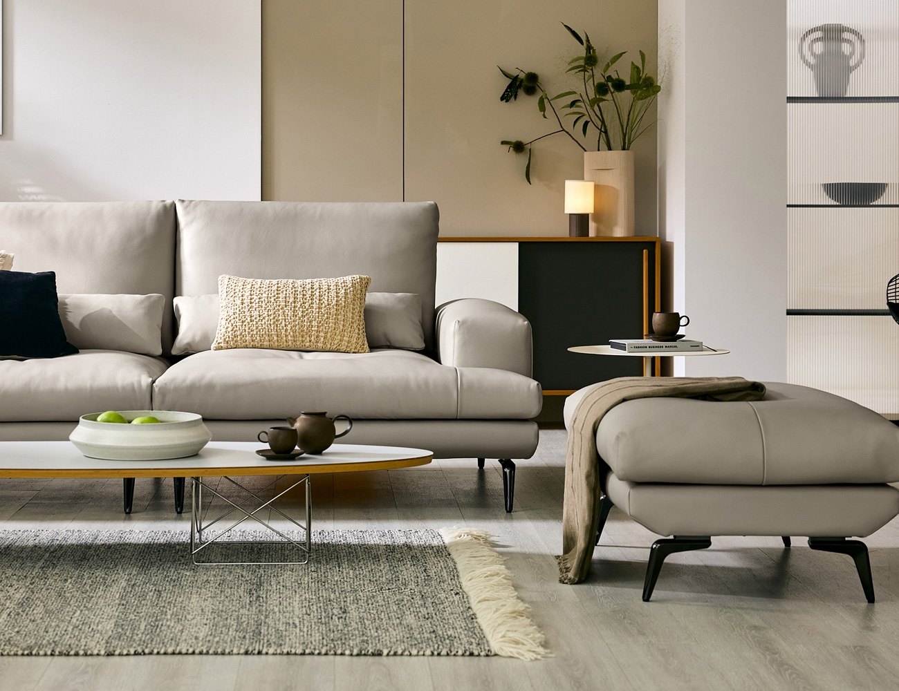 Ghế sofa Swing 4 chỗ có chức năng da bò Italy tự nhiên () kèm 3 gối - sofa da bò Italy 4 chỗ - ảnh 5 | Ghế Sofa 360