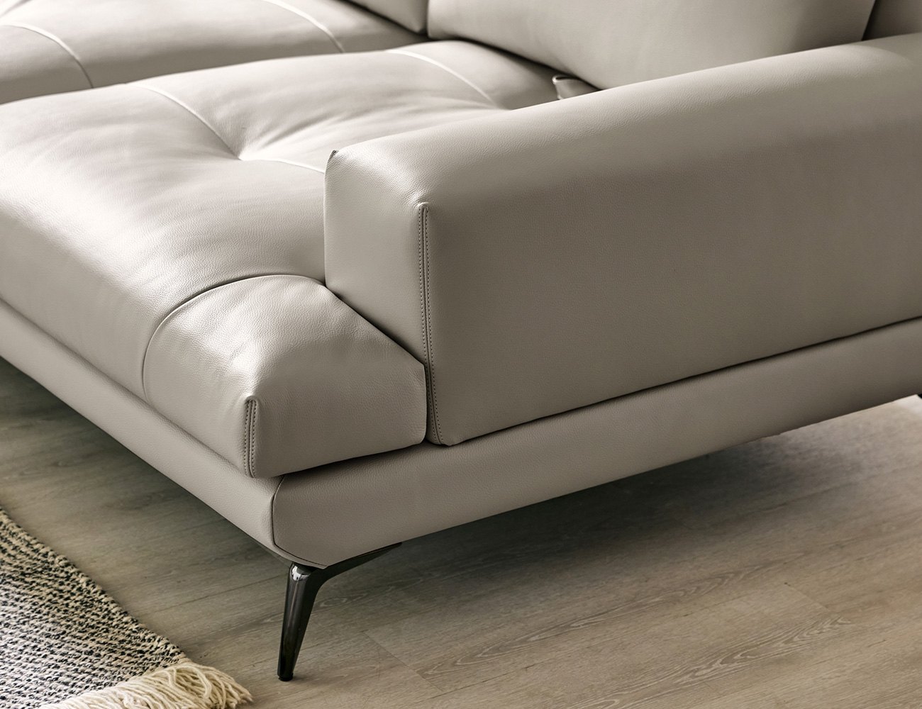 Ghế sofa Swing 4 chỗ có chức năng da bò Italy tự nhiên () kèm 3 gối - sofa da bò Italy 4 chỗ - ảnh 6 | Ghế Sofa 360