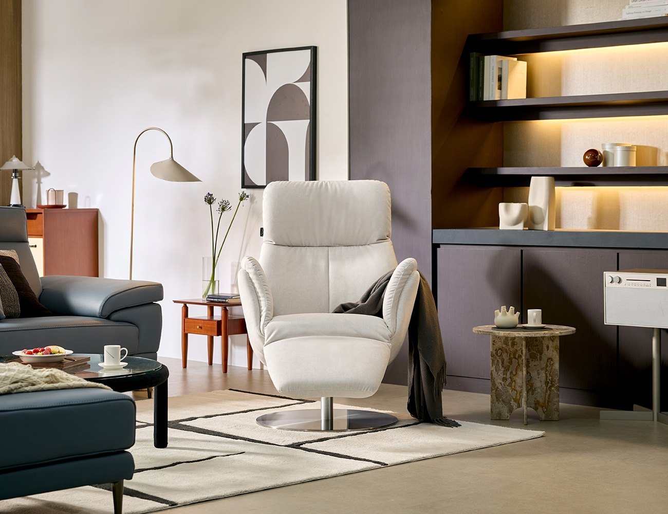 Ghế 1 chỗ vải Zenwave ghế đơn - ghế sofa đơn - ảnh 3 | Ghế Sofa 360
