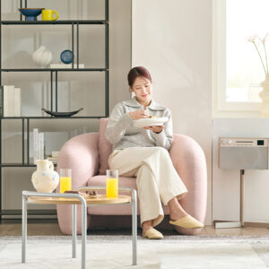 Ghế 1 chỗ bọc vải kèm 1 gối