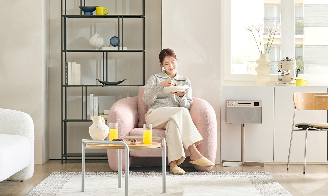 Ghế 1 chỗ bọc vải kèm 1 gối - ghế sofa đơn - ảnh 1 | Ghế Sofa 360