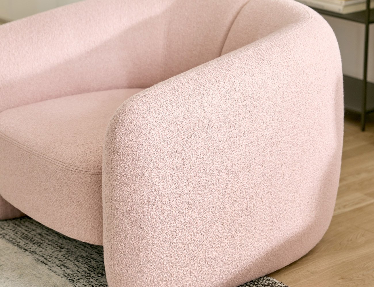 Ghế 1 chỗ bọc vải kèm 1 gối - ghế sofa đơn - ảnh 6 | Ghế Sofa 360