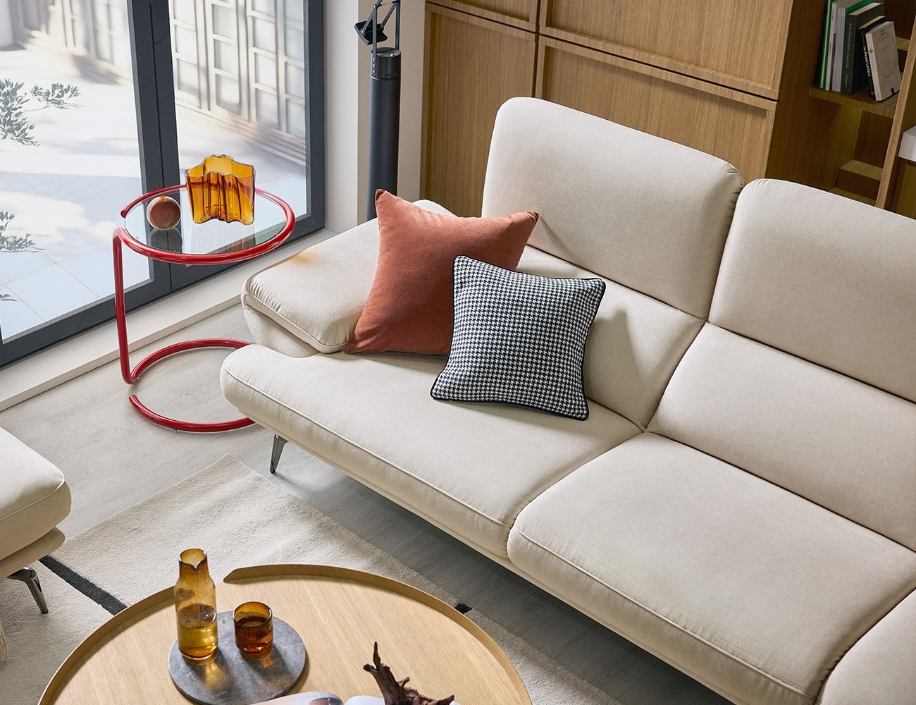 Ghế sofa 4 chỗ vải Zenwave kèm 2 gối - ghế sofa bọc nỉ 4 chỗ - ảnh 4 | Ghế Sofa 360