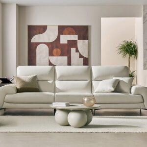 Ghế sofa 4 chỗ da bò tự nhiên () kèm 2 gối