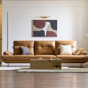 Alternative view of Ghế sofa Swing 4 chỗ có chức năng da bò tự nhiên () kèm 2 gối