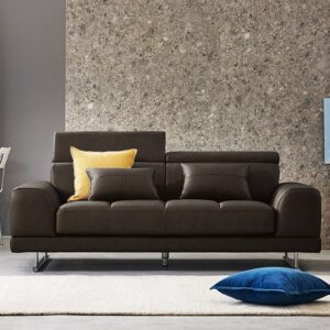 Ghế sofa 3 chỗ có chức năng da bò Italy tự nhiên