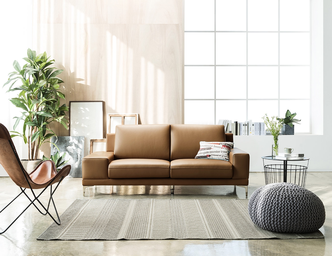 Ghế sofa Flex 3 chỗ da bò Italy tự nhiên - sofa da bò Italy Flex - ảnh 2 | Ghế Sofa 360