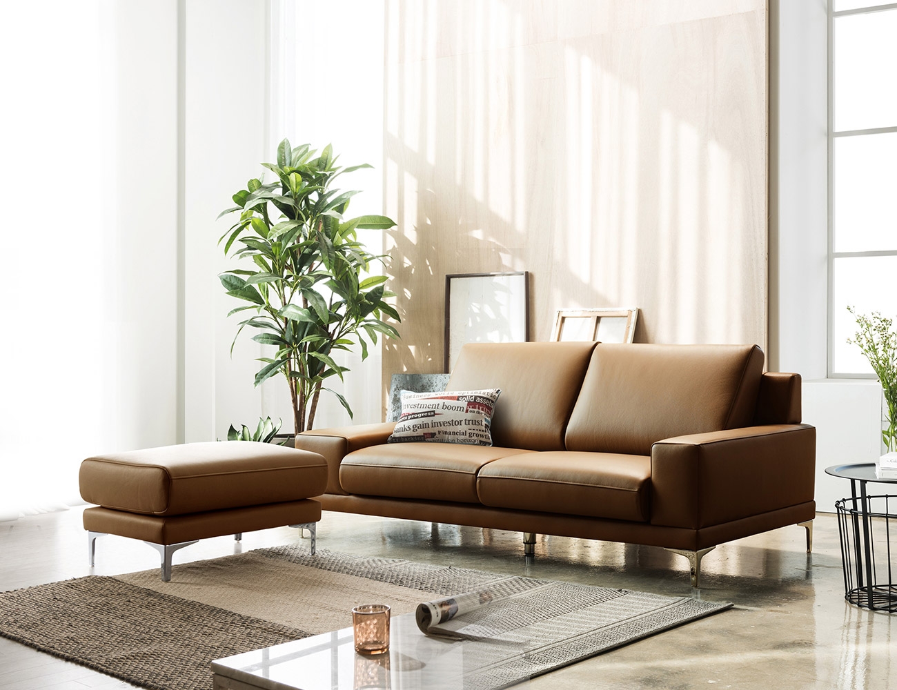 Ghế sofa Flex 3 chỗ da bò Italy tự nhiên - sofa da bò Italy Flex - ảnh 3 | Ghế Sofa 360