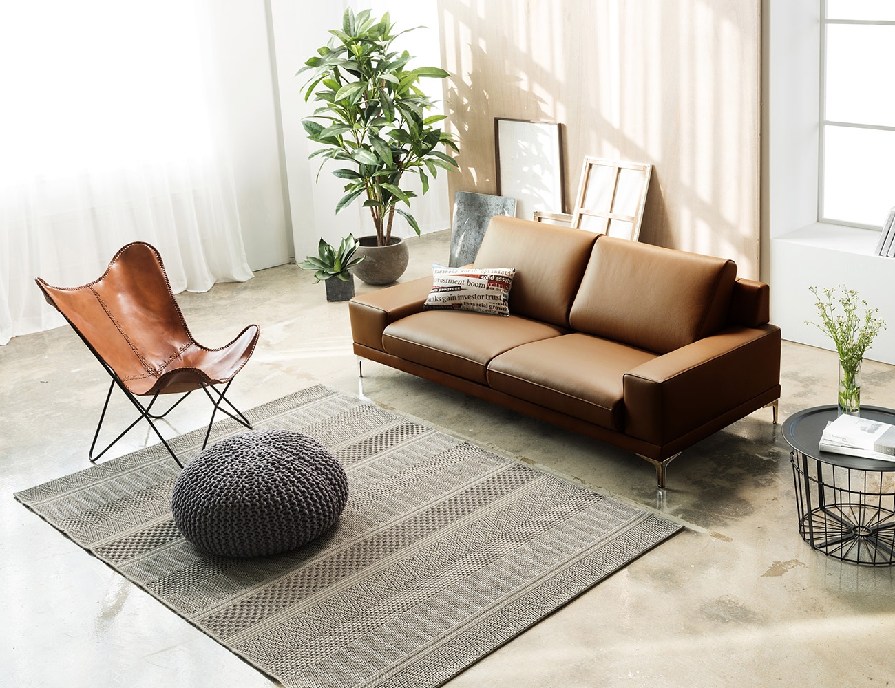 Ghế sofa Flex 3 chỗ da bò Italy tự nhiên - sofa da bò Italy Flex - ảnh 4 | Ghế Sofa 360