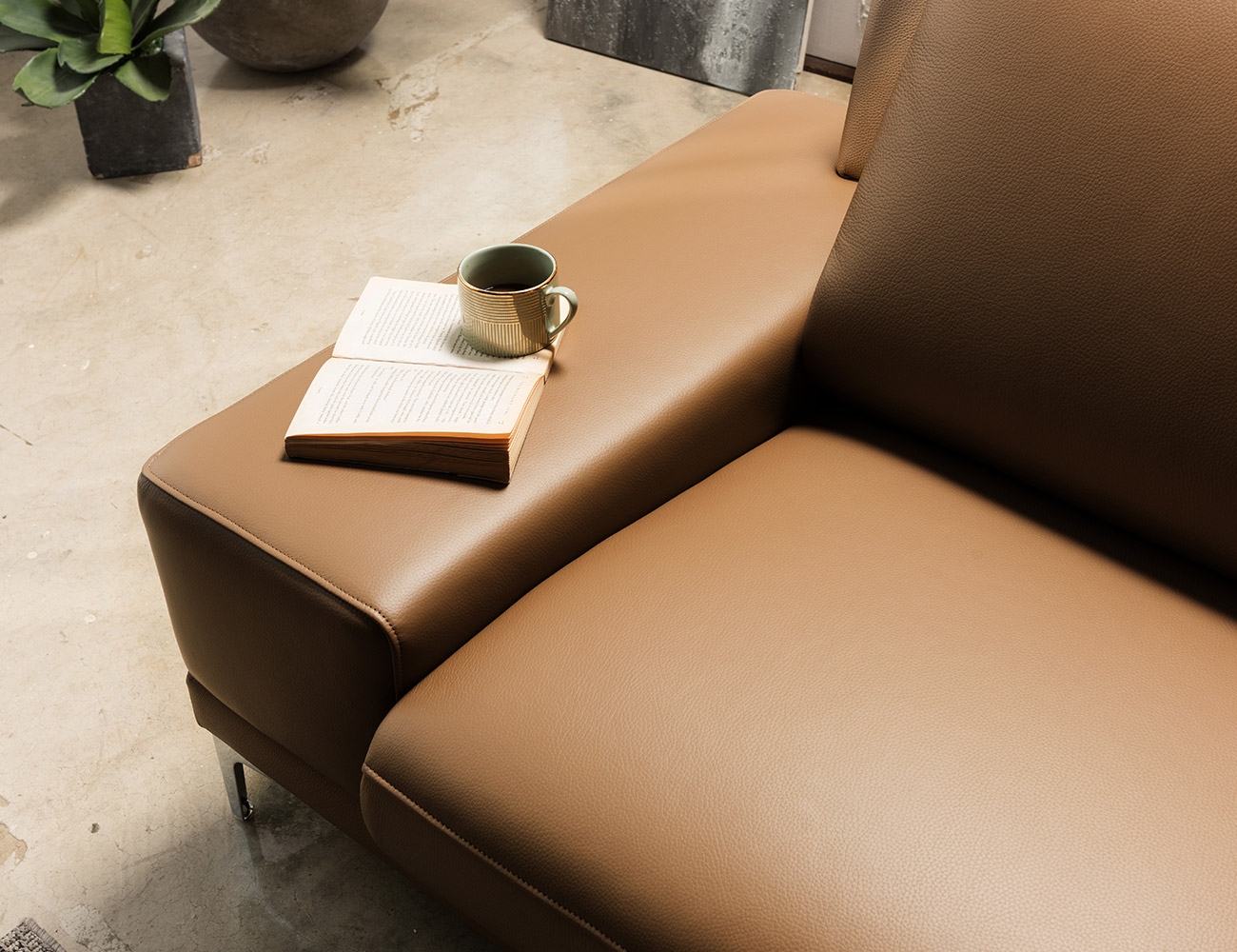 Ghế sofa Flex 3 chỗ da bò Italy tự nhiên - sofa da bò Italy Flex - ảnh 6 | Ghế Sofa 360