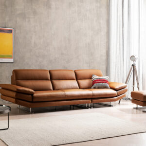 Ghế sofa Diche 4 chỗ da bò tự nhiên