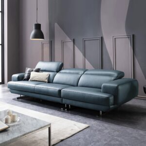 Alternative view of Ghế sofa Monosh 3.5 chỗ có chức năng da bò Schrenck tự nhiên