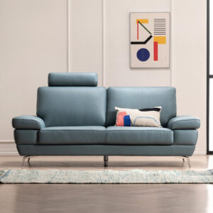 Ghế sofa Newt 3 chỗ da bò Schrenck tự nhiên