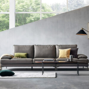 Ghế sofa Selina Swing 4 chỗ có chức năng da bò Schrenck tự nhiên