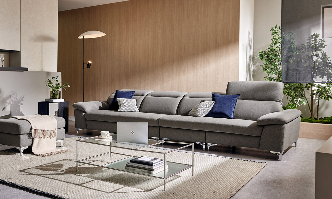 Ghế sofa Daddy 6 chỗ có chức năng vải Daywave - ghế sofa bọc nỉ Daddy - ảnh 1 | Ghế Sofa 360