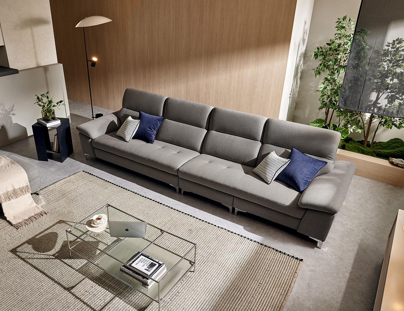 Ghế sofa Daddy 6 chỗ có chức năng vải Daywave - ghế sofa bọc nỉ Daddy - ảnh 4 | Ghế Sofa 360