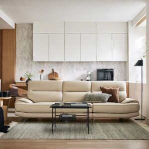 Alternative view of Ghế sofa Agnes II 3.5 chỗ da bò Schrenck tự nhiên