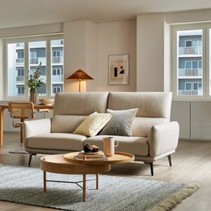 Alternative view of Ghế sofa Milly 2 chỗ da bò tự nhiên