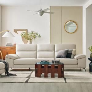 Alternative view of Ghế sofa Draw 3.5 chỗ da bò tự nhiên