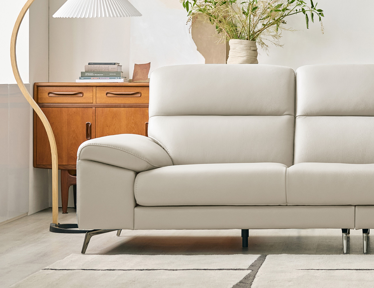 Ghế sofa Draw 3.5 chỗ da bò tự nhiên - sofa da bò thật Draw - ảnh 6 | Ghế Sofa 360