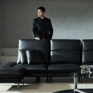 Alternative view of Ghế sofa Molten Multi 4 chỗ có chức năng da bò Schrenck tự nhiên kèm 2 gối
