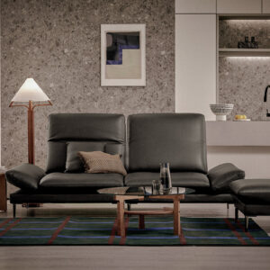 Ghế sofa Molten Multi 3 chỗ có chức năng da bò Schrenck tự nhiên kèm 1 gối