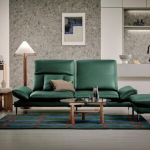 Alternative view of Ghế sofa Molten Multi 3 chỗ có chức năng da bò tự nhiên kèm 1 gối