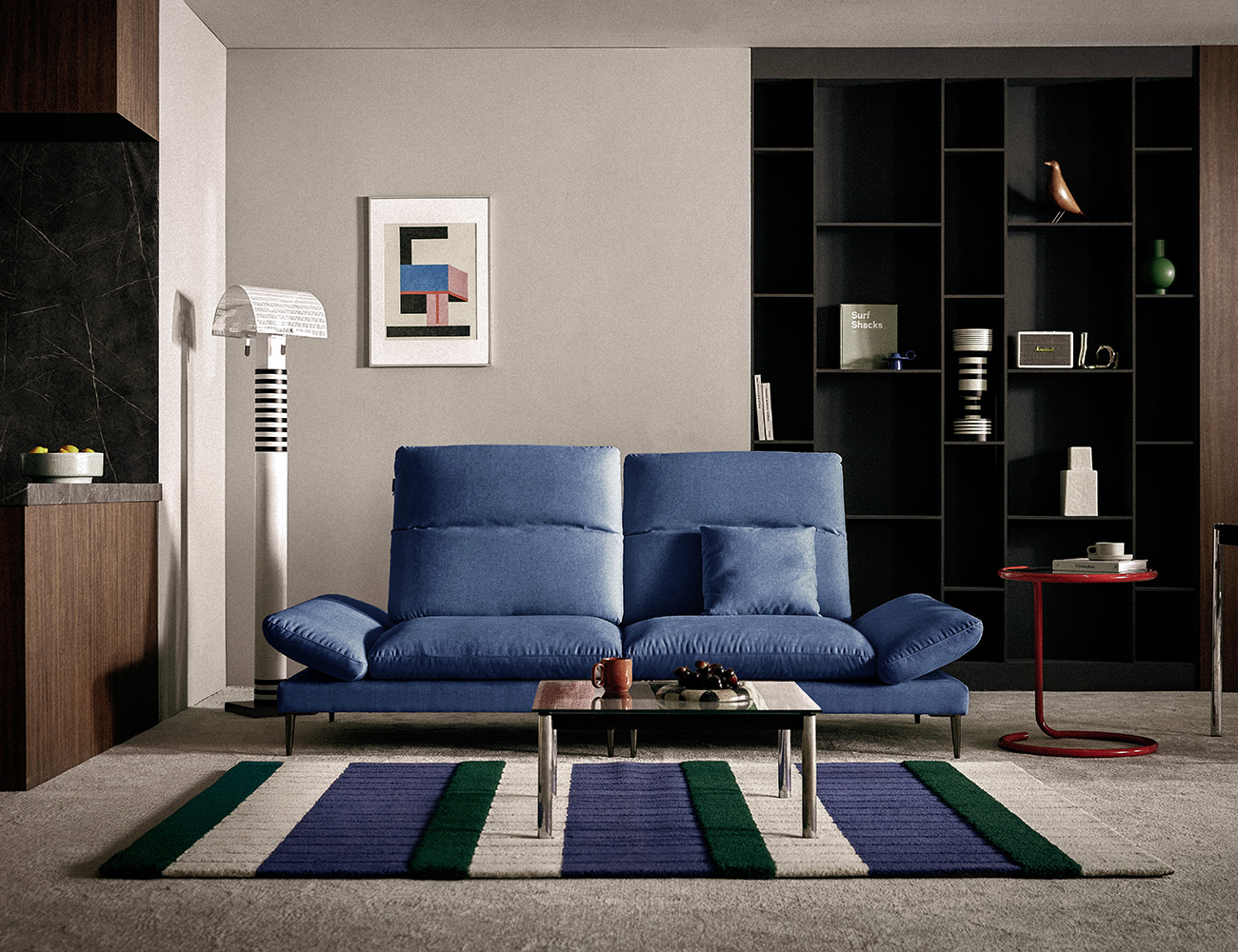 Ghế sofa Molten Multi 3 chỗ có chức năng vải Zenwave kèm 1 gối - ghế sofa bọc nỉ Molten - ảnh 3 | Ghế Sofa 360