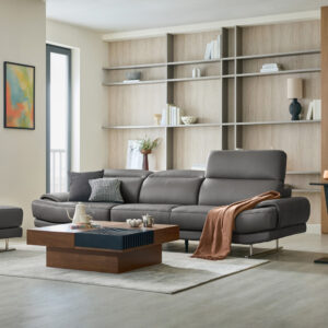 Alternative view of Ghế sofa Agnes 3.5 chỗ có chức năng da bò tự nhiên