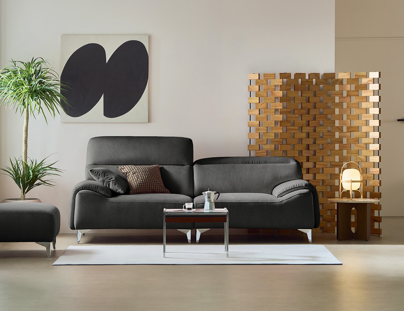 Ghế sofa Signic 3 chỗ có chức năng vải Zenwave kèm 1 gối - ghế sofa bọc nỉ Signic - ảnh 3 | Ghế Sofa 360