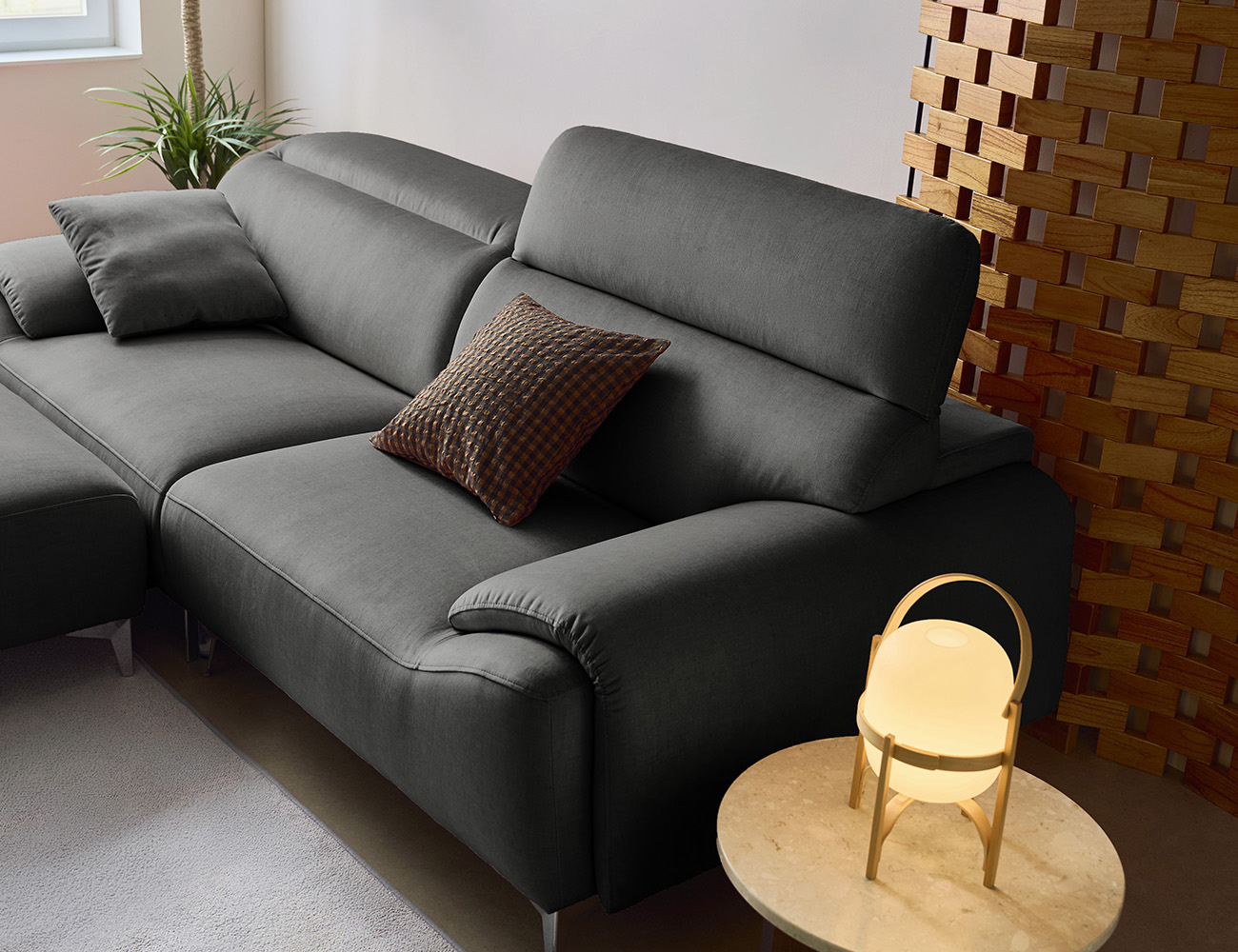 Ghế sofa Signic 3 chỗ có chức năng vải Zenwave kèm 1 gối - ghế sofa bọc nỉ Signic - ảnh 4 | Ghế Sofa 360