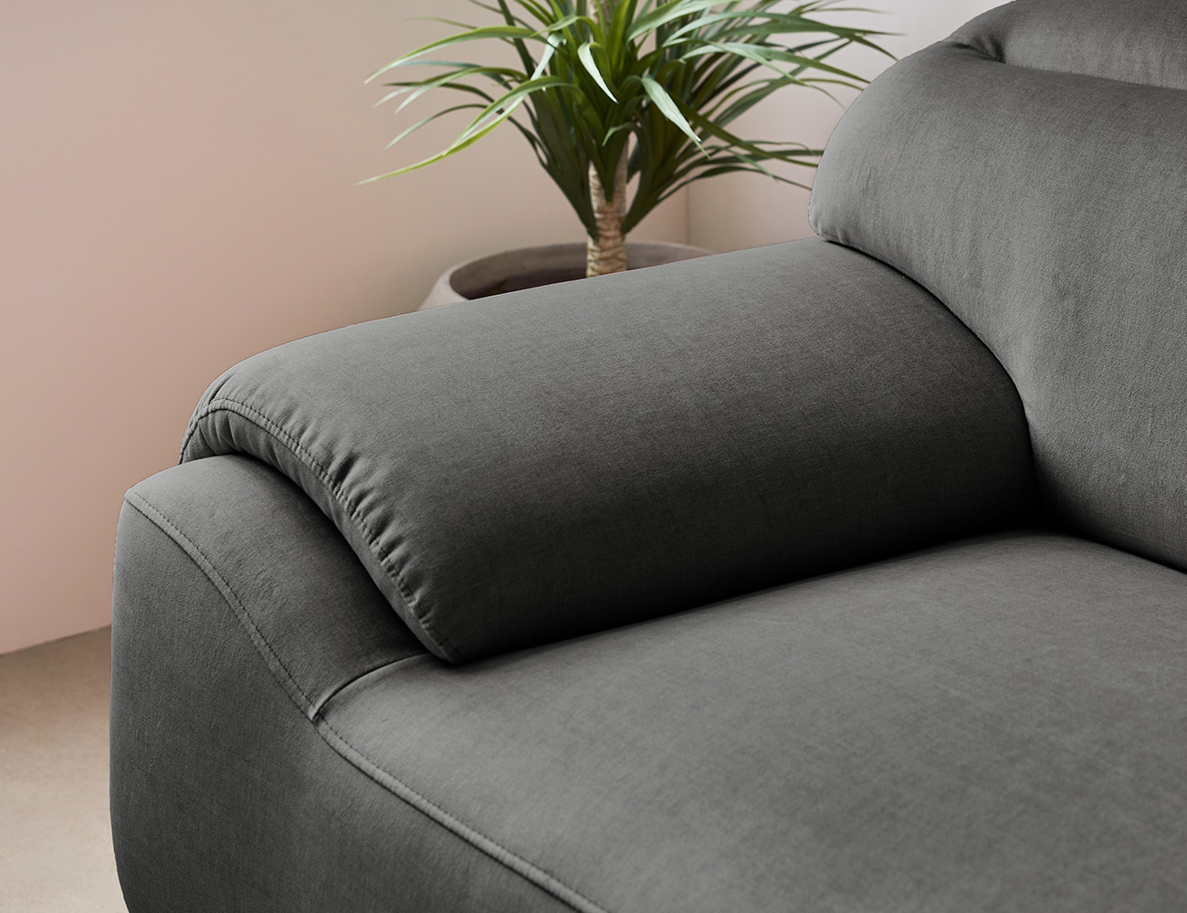 Ghế sofa Signic 3 chỗ có chức năng vải Zenwave kèm 1 gối - ghế sofa bọc nỉ Signic - ảnh 6 | Ghế Sofa 360