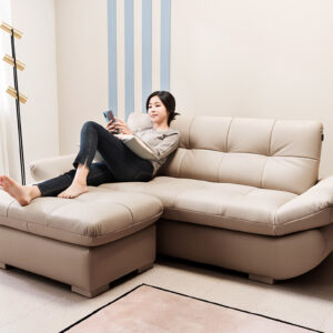 Ghế sofa Bubbly II 3 chỗ da bò tự nhiên (không chức năng)