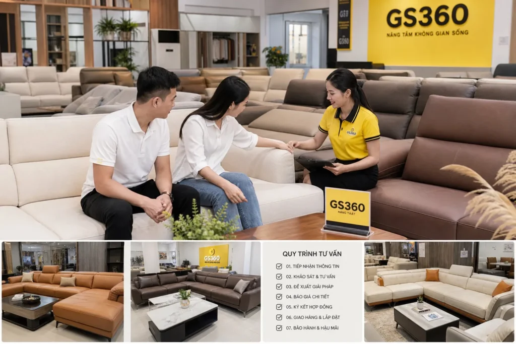 Checklist kinh nghiệm mua sofa phòng khách