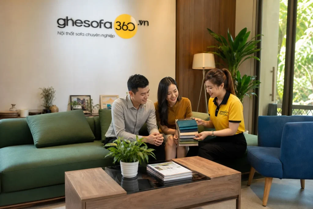 Sofa màu hợp mệnh mộc phòng khách
