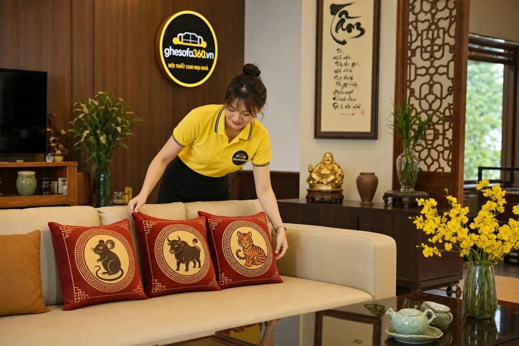 Sofa phong thủy tuổi Tý Sửu Dần