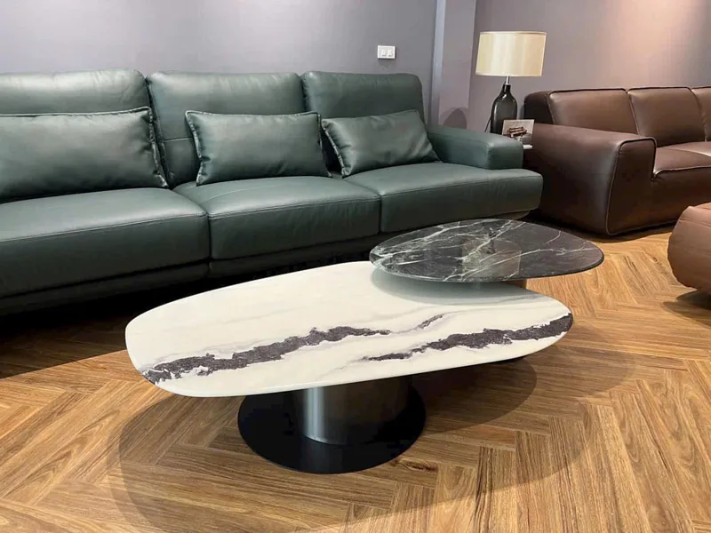 Bàn trà đôi - Ghế Sofa 360 Bàn trà đôi - bàn trà sofa phòng khách - ảnh 3 thực tế tại showroom Ghế Sofa 360 Hải Phòng