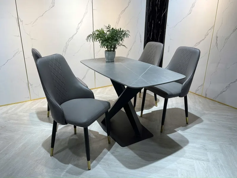 Bộ Bàn Mặt Đá Cao Cấp 2 - bàn trà sofa phòng khách - ảnh 1 thực tế tại showroom Ghế Sofa 360 Hải Phòng