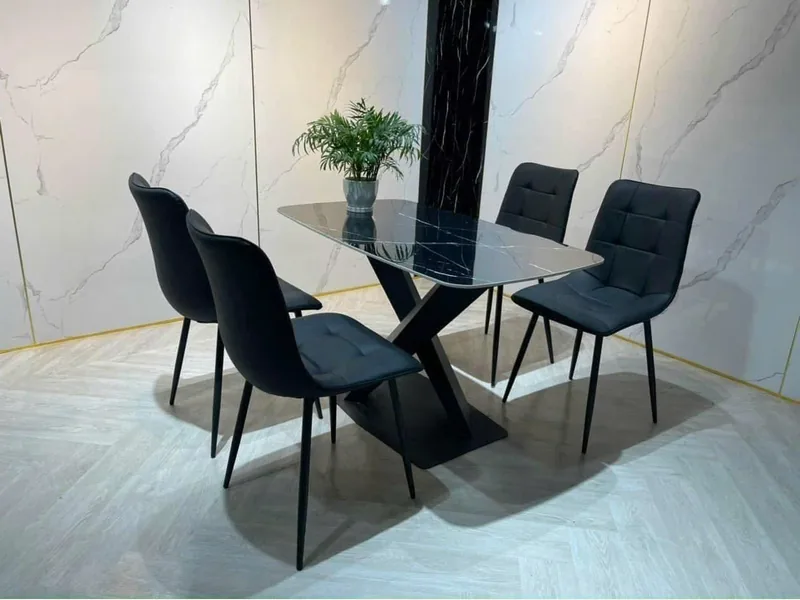 Bộ Bàn Mặt Đá Cao Cấp 3 - bàn trà sofa phòng khách - ảnh 2 thực tế tại showroom Ghế Sofa 360 Hải Phòng