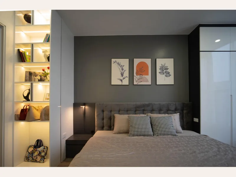 Combo nội thất phòng ngủ - combo nội thất phòng khách - ảnh 2 thực tế tại showroom Ghế Sofa 360 Hải Phòng
