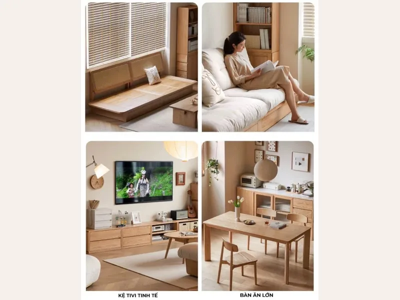 Combo phòng khách 2 - Ghế Sofa 360 Combo phòng khách 2 - combo nội thất phòng khách - ảnh 2 thực tế tại showroom Ghế Sofa 360 Hải Phòng