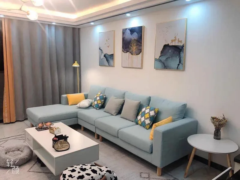 Ghế sofa da phòng khách hiện đại - R05 - sofa da thật cao cấp - ảnh 2 thực tế tại showroom Ghế Sofa 360 Hải Phòng