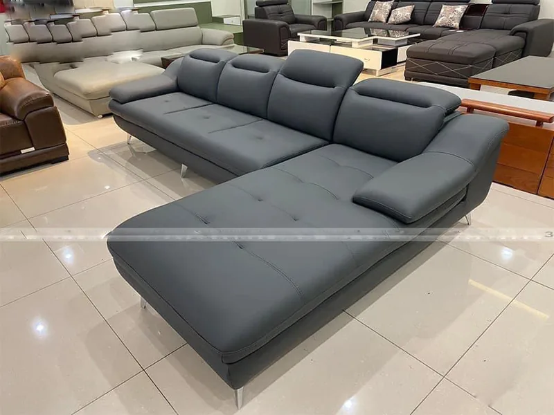 Ghế sofa da phòng khách - VNXK16 - Ghế Sofa 360 Ghế sofa da phòng khách - VNXK16 - sofa da thật cao cấp - ảnh 3 thực tế tại showroom Ghế Sofa 360 Hải Phòng