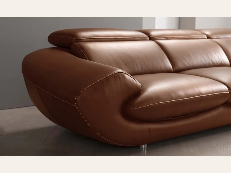 Ghế sofa da thật Italy -T01 - Ghế Sofa 360 Ghế sofa da thật Italy -T01 - sofa da thật cao cấp - ảnh 2 thực tế tại showroom Ghế Sofa 360 Hải Phòng
