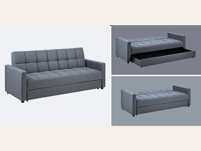 Ghế sofa giường V3 ( có ngăn khéo ) - sofa giường thông minh Hải Phòng - ảnh 2 thực tế tại showroom Ghế Sofa 360 Hải Phòng