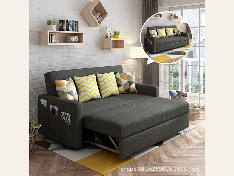 Ghế sofa giường V4 - sofa giường thông minh Hải Phòng - ảnh 2 thực tế tại showroom Ghế Sofa 360 Hải Phòng