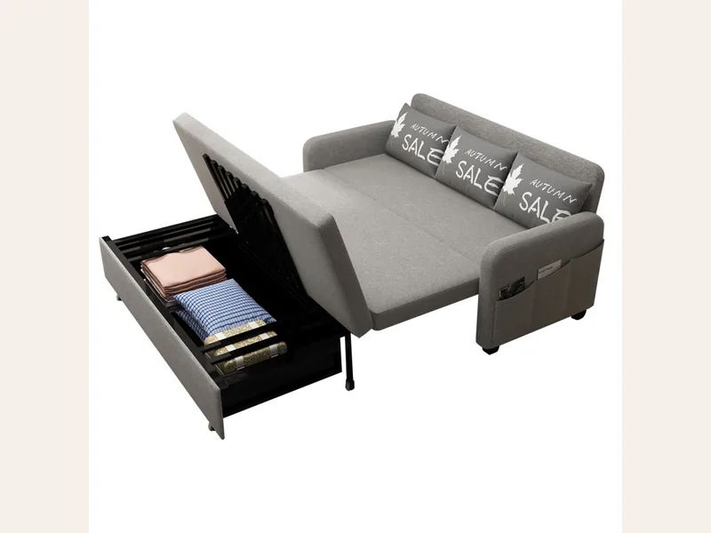 Ghế sofa giường V4S - 01 - sofa giường thông minh Hải Phòng - ảnh 1 thực tế tại showroom Ghế Sofa 360 Hải Phòng