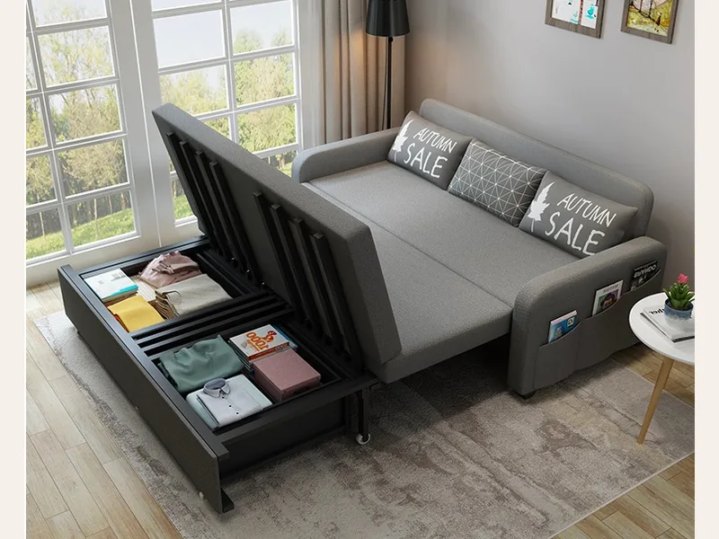 Ghế sofa giường V4S - 01 - sofa giường thông minh Hải Phòng - ảnh 3 thực tế tại showroom Ghế Sofa 360 Hải Phòng