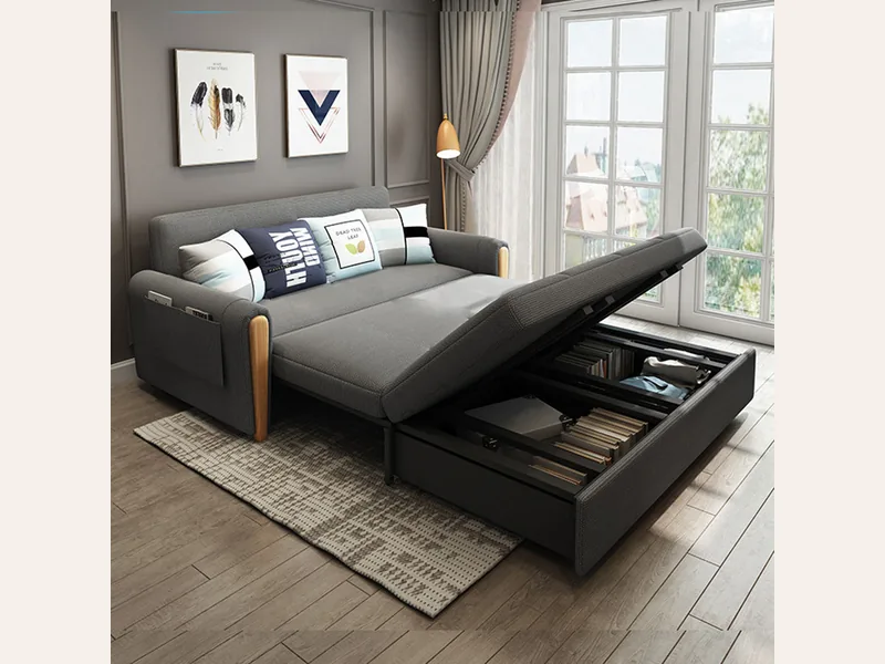 Ghế sofa giường V4S - 02 - Ghế Sofa 360 Ghế sofa giường V4S - 02 - sofa giường thông minh Hải Phòng - ảnh 3 thực tế tại showroom Ghế Sofa 360 Hải Phòng